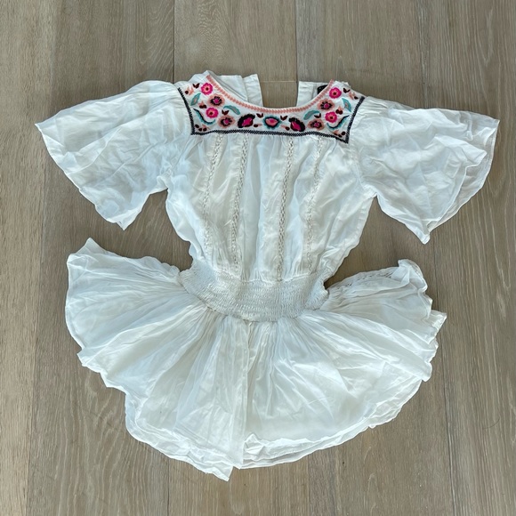 Velveteen playsuit - Picture 2 of 4